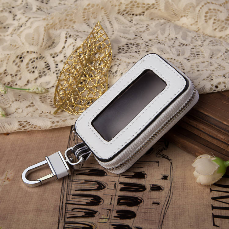 Genuine Leather Car Key Chain Holder Pouch Case Organizer Bag Wallet - BESTBAGS Model WSX-1